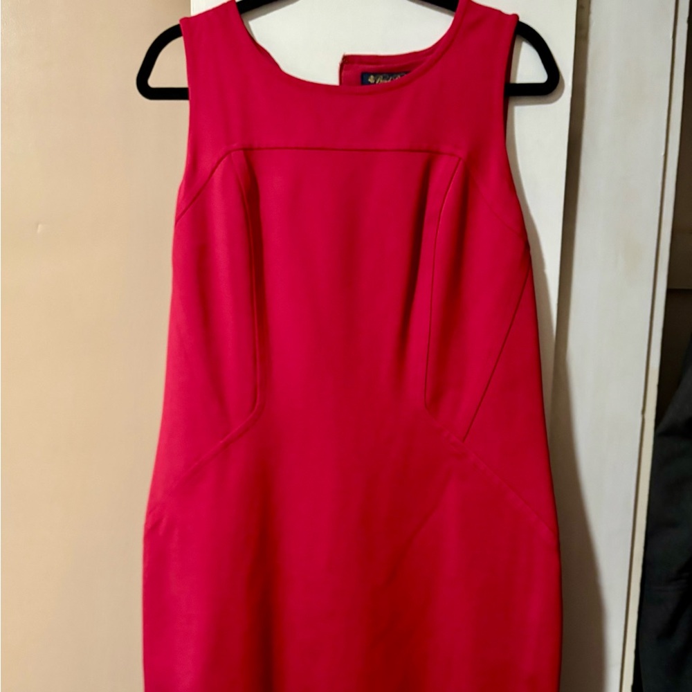 Brooks Brothers Women's Reddish Pink Sleeveless Dress 12